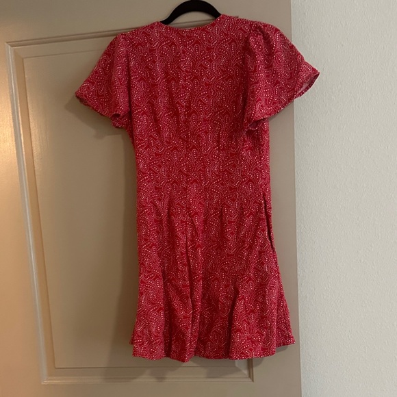 Universal Thread Red Patterned Mini Dress - Picture 4 of 4